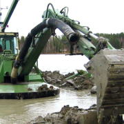 Amphibious Dredger